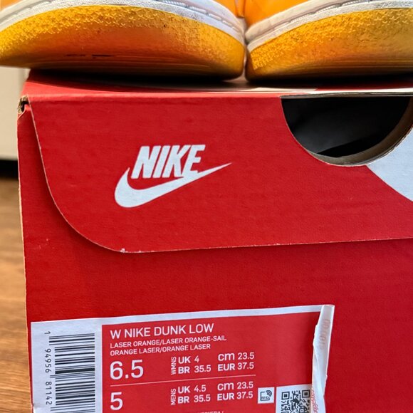 Nike Women's Sneakers - Yellow and White - Picture 7 of 7